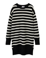 Sort - black - name it - lang striktrøje - 13243866