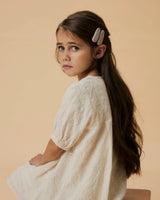 Grå - Gray Morn - Lil'Atelier - Hårspænder - Perler - 13244188