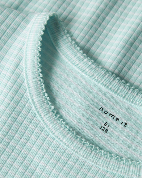 Blå - Blue Light - Name it - Kjole - Striber - 13244234