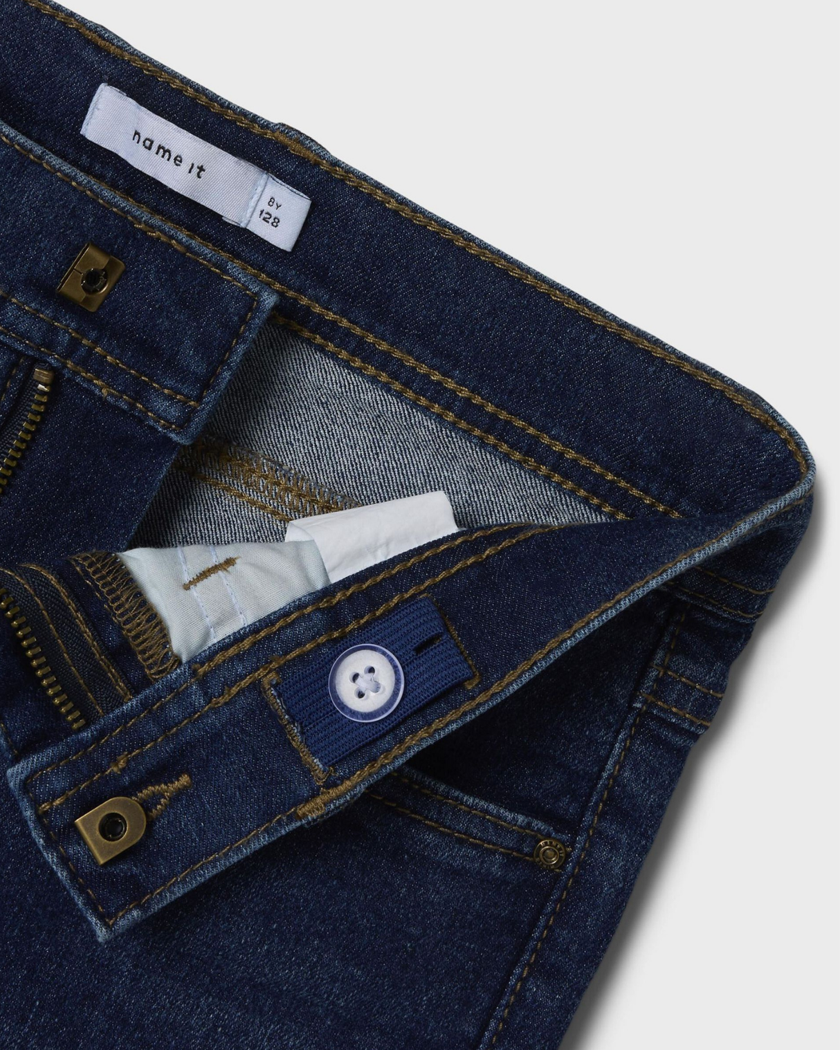 Blå - Dark Blue Denim - Name it - Bukser - 13244336