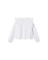 Hvid - Bright White - Name it - Bluse - Blonder - 13244507