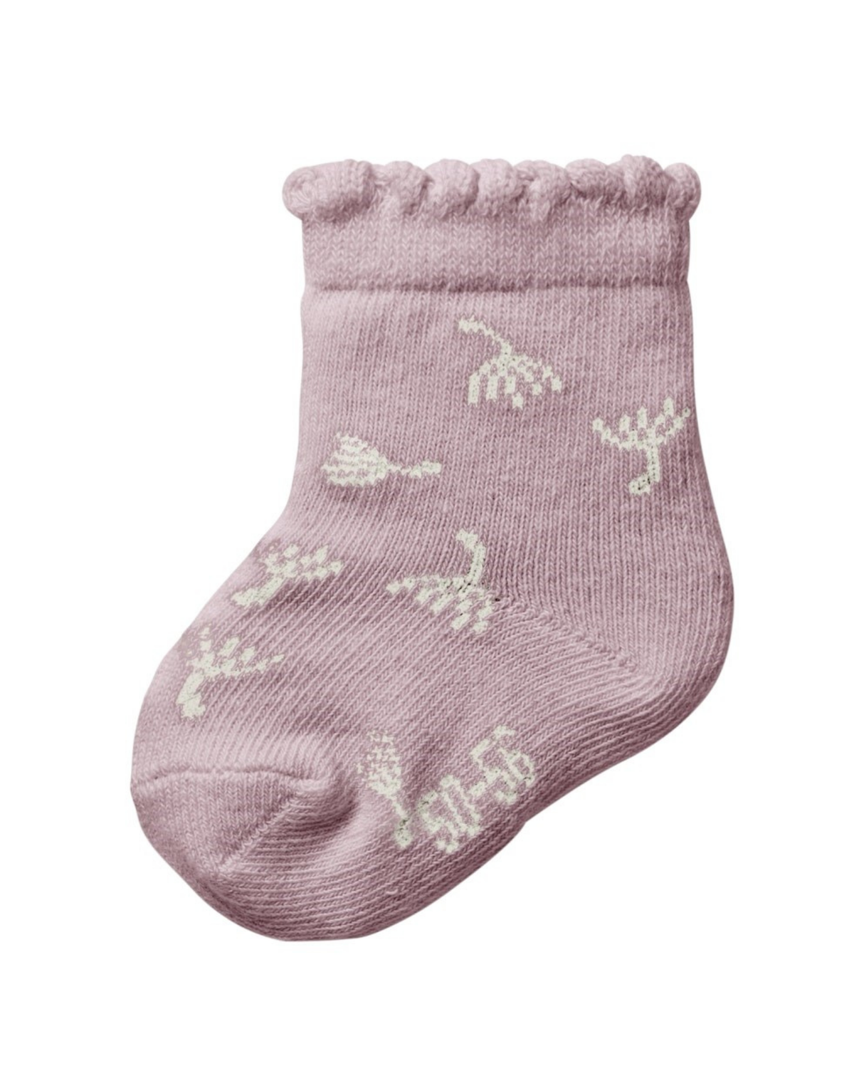 Lyserød - Burnished Lilac - Name it - Strømper - Blomster - 13244625