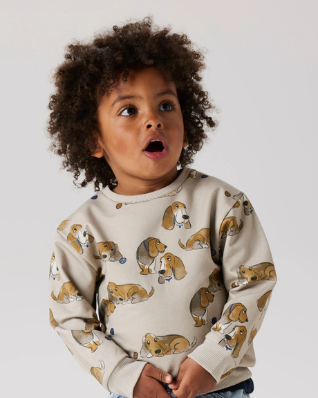 Sand - peyote - Name it - Sweatshirt med hunde - 13244646