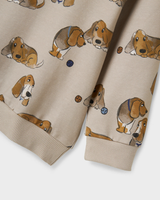 Sand - peyote - Name it - Sweatshirt med hunde - 13244646