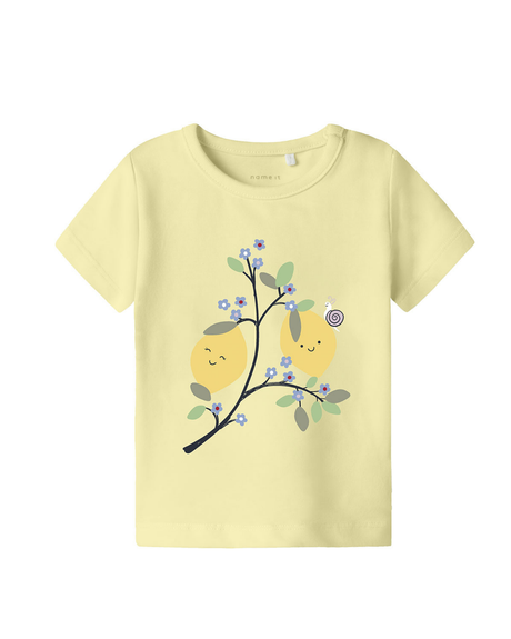 2-pak - Gul/Hvid - Cloud Dancer/Pastel Yellow - Name it - T-shirt - 13244675
