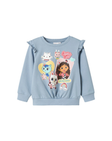 Lyseblå - Dusty blue - Name it - Sweatshirt - Gabby's Dollhouse - 13244907