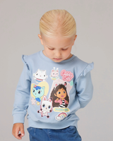 Lyseblå - Dusty blue - Name it - Sweatshirt - Gabby's Dollhouse - 13244907
