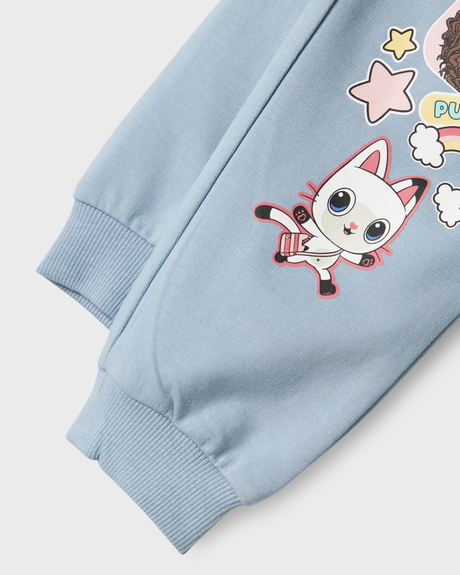 Lyseblå - Dusty Blue - Name it - Jogging bukser - Gabby's Dollhouse - 13244908