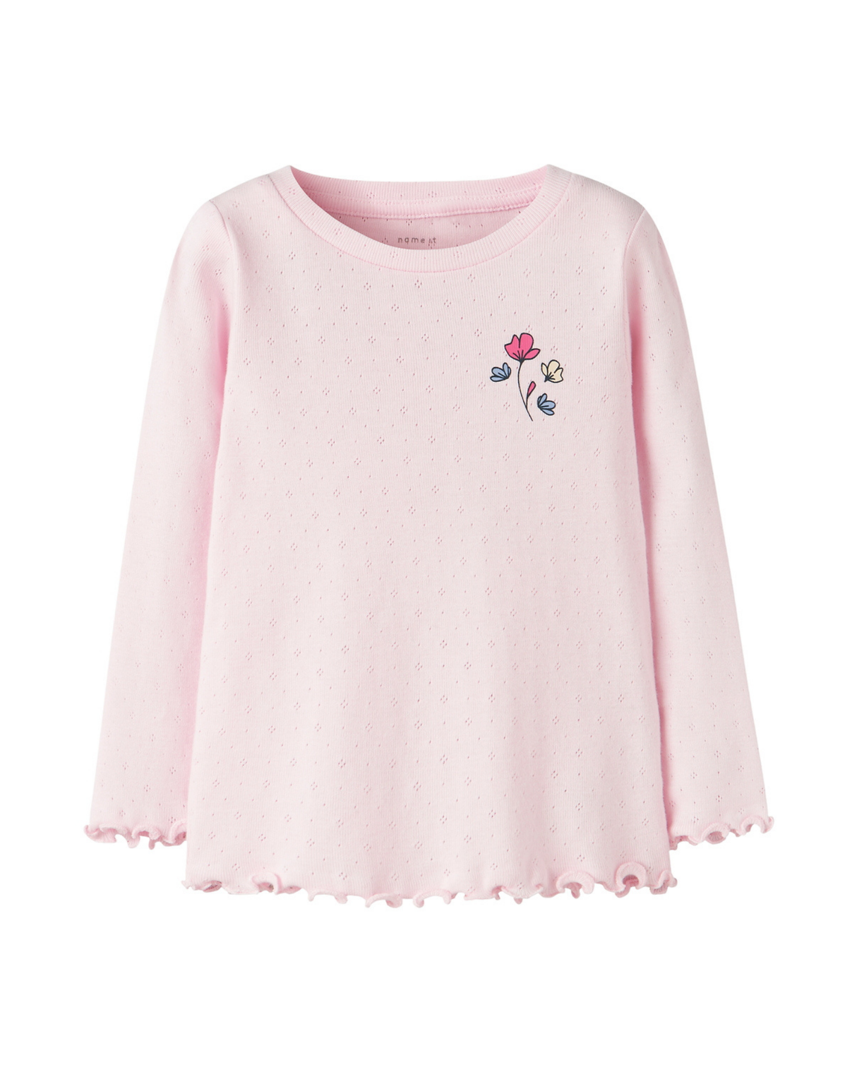 Lyserød - Cradie Pink - Name it - Bluse - Blomster - 13244962