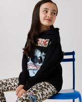 Sort - Black - Name it - Hættetrøje - Stitch - 13245012