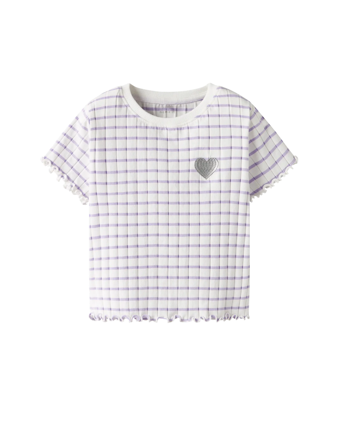 Hvid - Purple Rose - Name it - T-shirt - 13245158