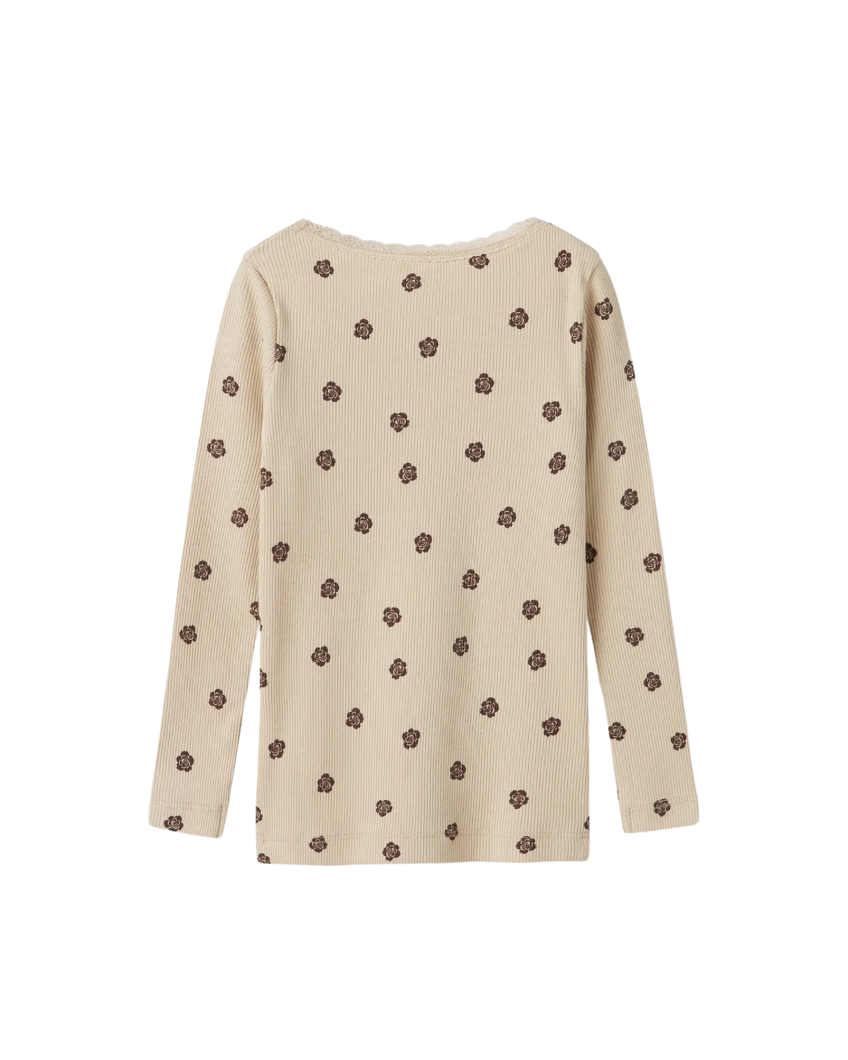 Sand - peyote - name it - rib bluse - 13245284