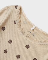 Sand - peyote - name it - rib bluse - 13245284