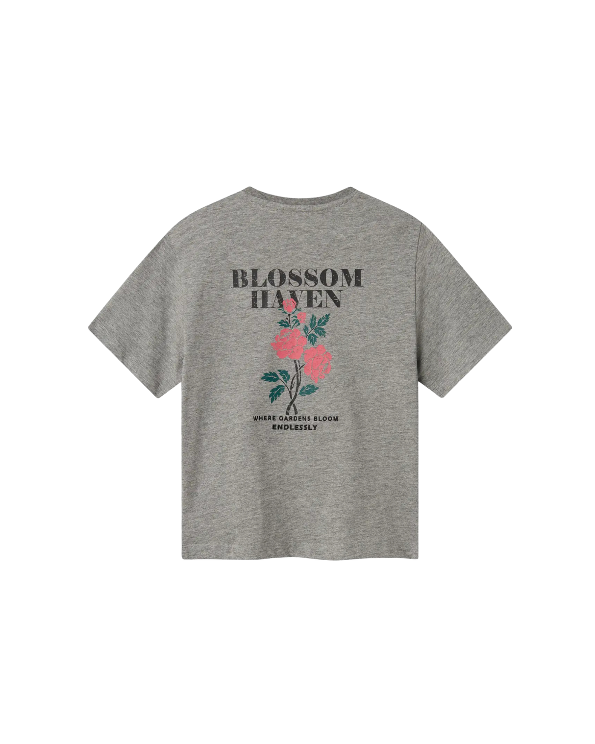 Grå - Light Grey Melange - Name it - T-shirt - 13245466