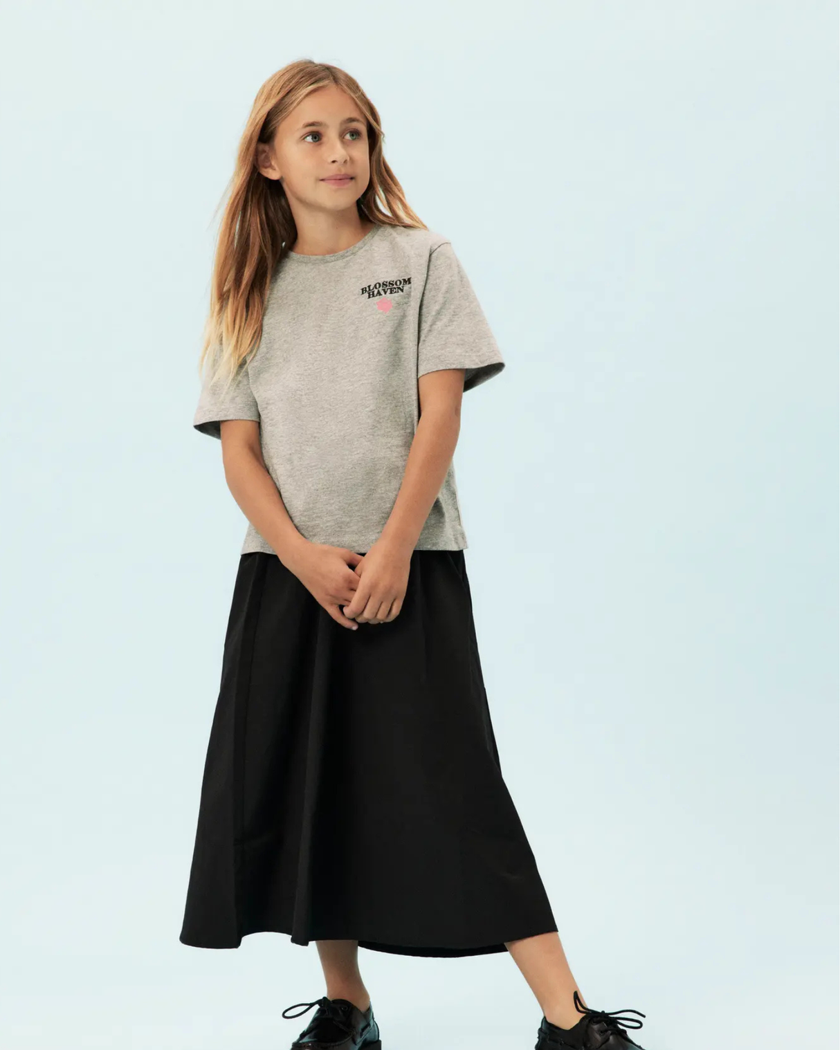 Grå - Light Grey Melange - Name it - T-shirt - 13245466