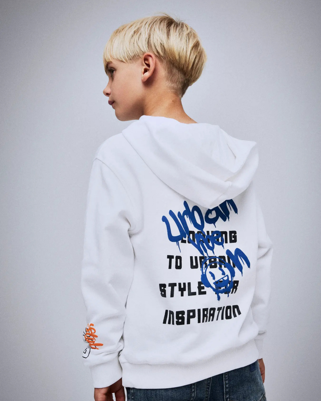 Hvid - Bright White - Name it - Hoodie - 13245493