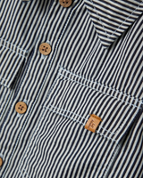 Blå - Dark blue denim - Lil' Atelier - Skjorte - Stribet - 13245741