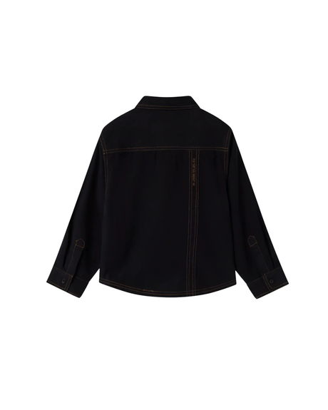 Sort - Black - Name it - Skjorte - 13246439