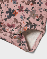 Lyserød - Burnished Liliac - Name it - Bodystocking - Blomster - 13246495