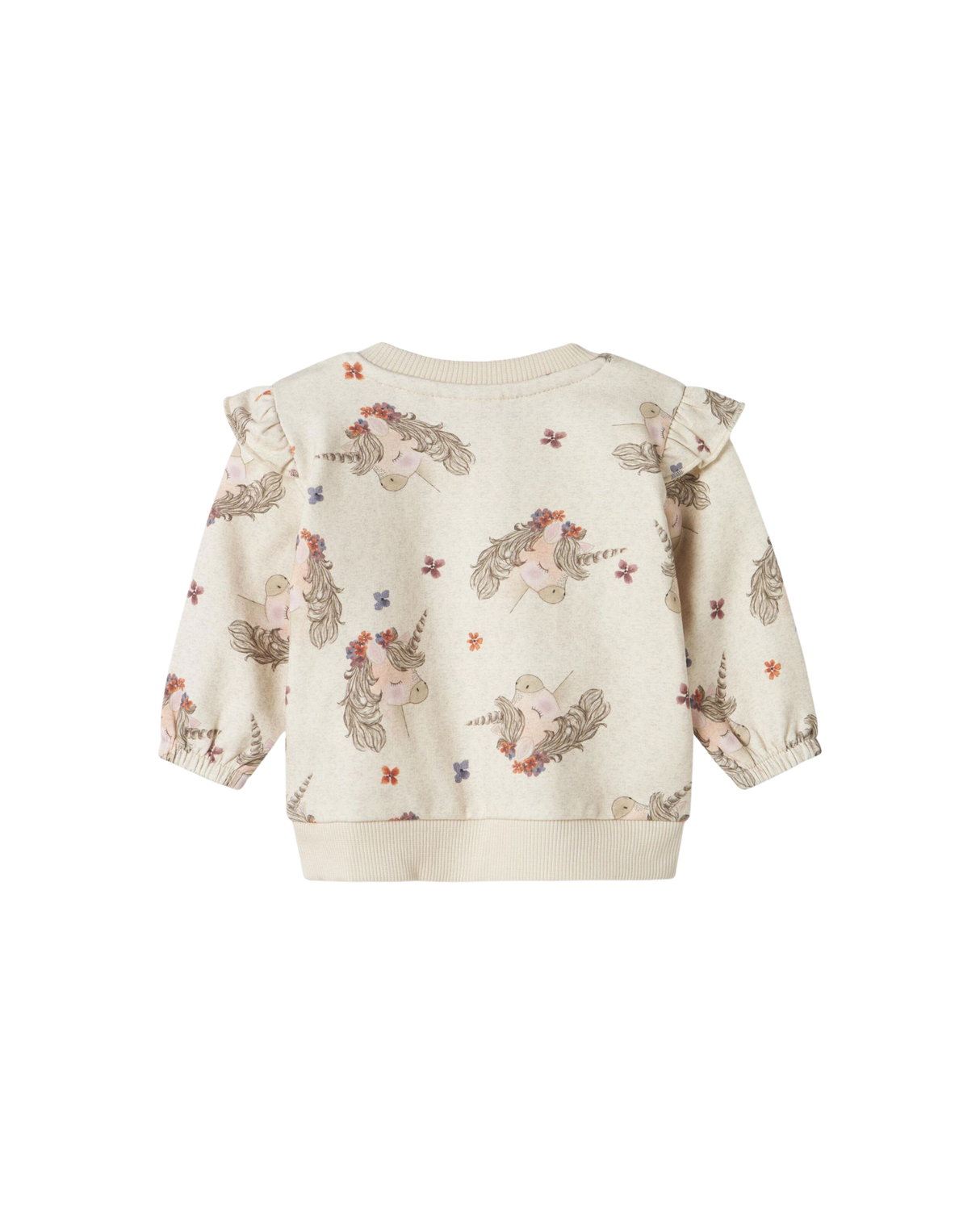 Sand - Peyote Melange - Name it - Sweatshirt - Enhjørninger - 13246500