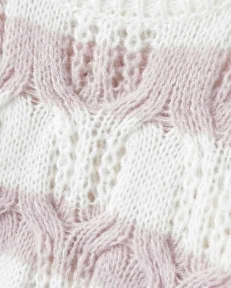 Lyserød - burnished lilac - Name it - striktrøje - 13246515