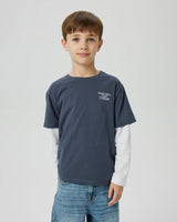 Blå - Ombre Blue - Name it - T-shirt - Print - 13246797