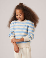 Lyseblå - Buttercream/Clear Sky - Name it - Striktrøje - 13246813