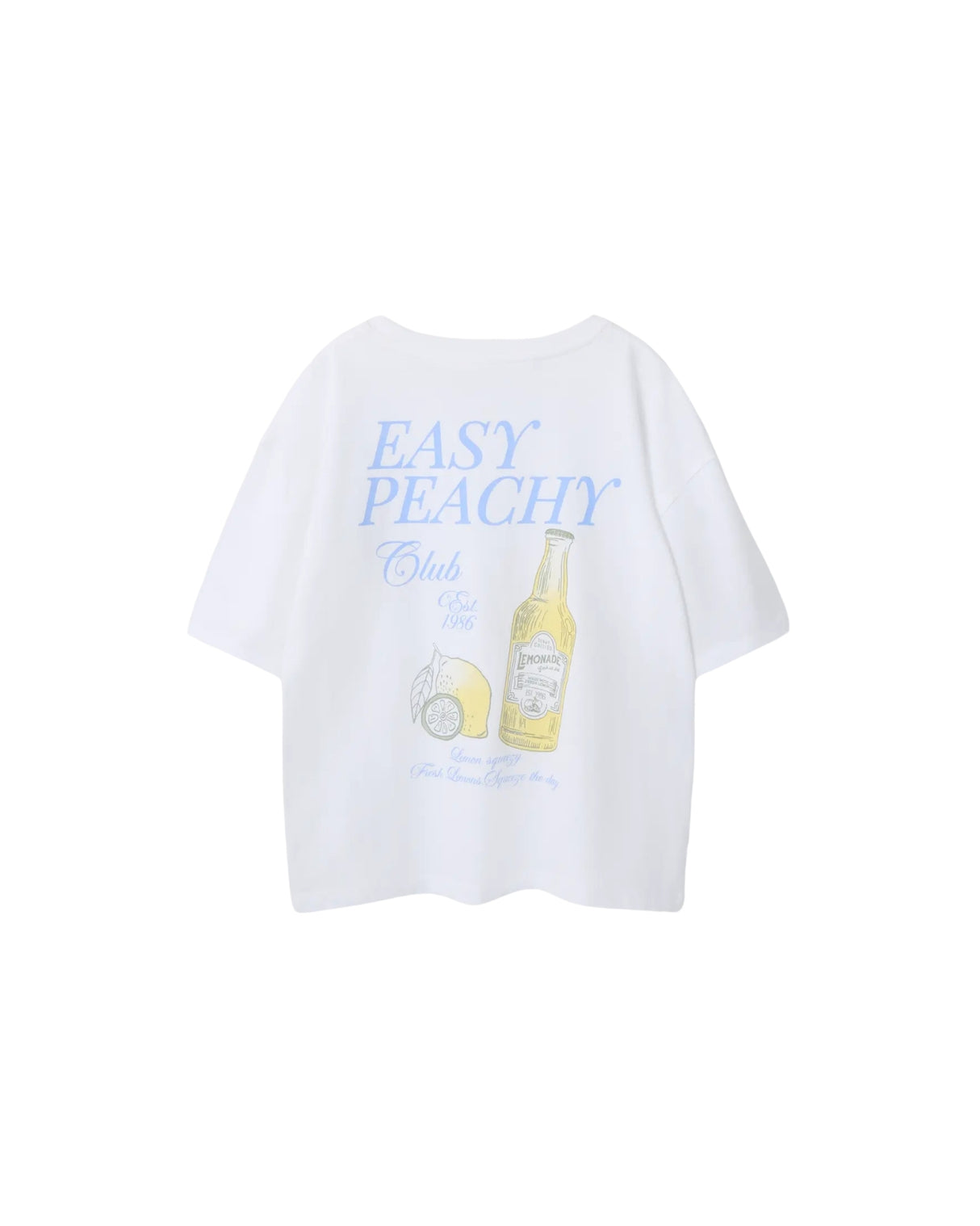 Hvid - Bright White/Easy Peasy - Name it - T-shirt - Print - 13246816