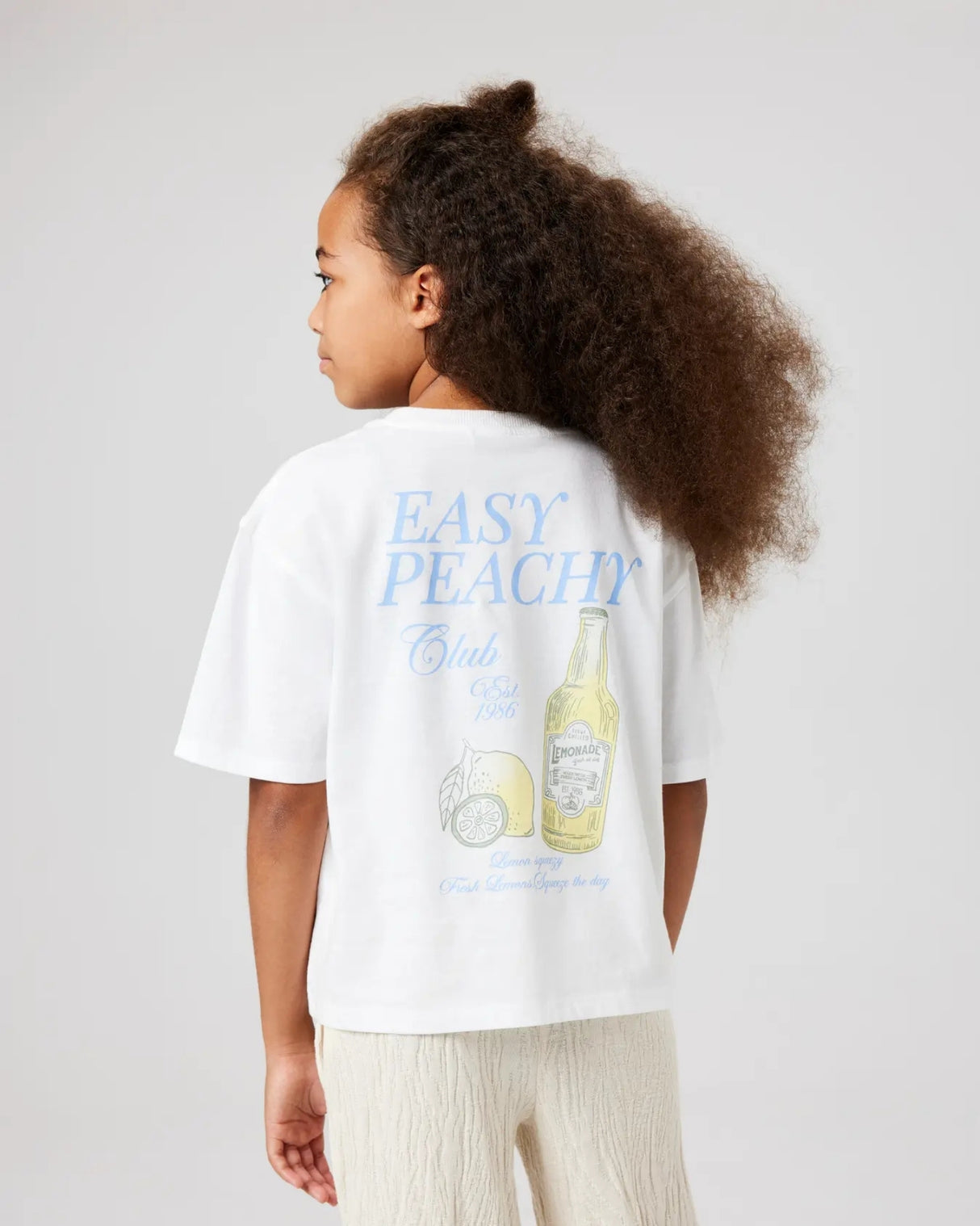 Hvid - Bright White/Easy Peasy - Name it - T-shirt - Print - 13246816