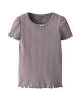 Lilla - Purple Dove - Name it - T-shirt - korteærmer - blomst - 13246983