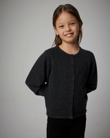 Grå - Dark Grey - Name it - Strikker Cardigan - 13247091