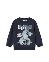 Mørkeblå - Navy Blazer - Name it - Sweatshirt - Stitch - 13247170