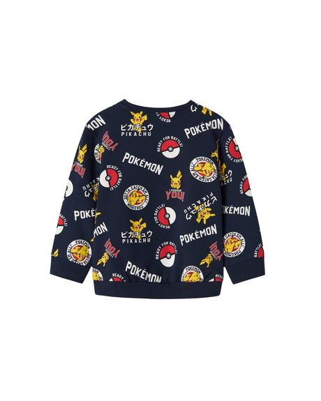 Mørkeblå - Navy Blazer - Name it - Sweatshirt - med pokemon - 13247205