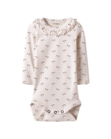 Offwhite - Almost mauve - Lil'Atelier - Rib bodystocking - 13247385