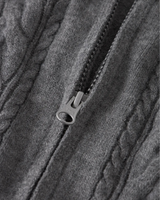 Grå - Grey Melange - Name it - Cardigan med hætte - 13247493
