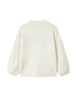 Hvid - Cloud Dancer - Name it - Strik -13247509