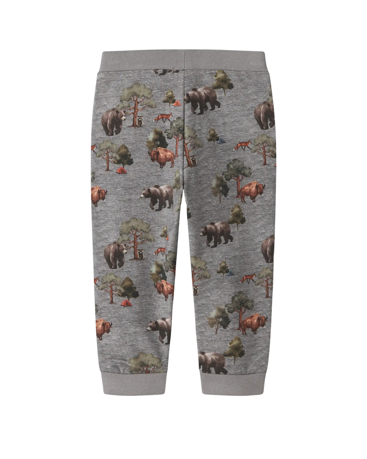 Grå - grey malange - Name it - buks - dyr - 13247939