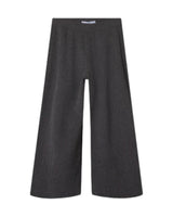 Grå - Dark Grey Melange - Name it - Bukser - Vide ben - 13248167