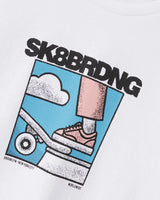 Hvid - Bright White - Name it - T-shirt - Print - 13248175