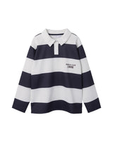 Hvid/Mørkeblå - Bright White - Night Sky - Name it - Polo - Skjorte - Striber - 13248355