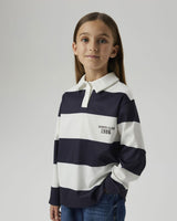 Hvid/Mørkeblå - Bright White - Night Sky - Name it - Polo - Skjorte - Striber - 13248355