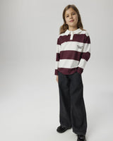 Rød/Hvid - Bright White - Sassafras - Name it - Polo - Skjorte - Striber - 13248355