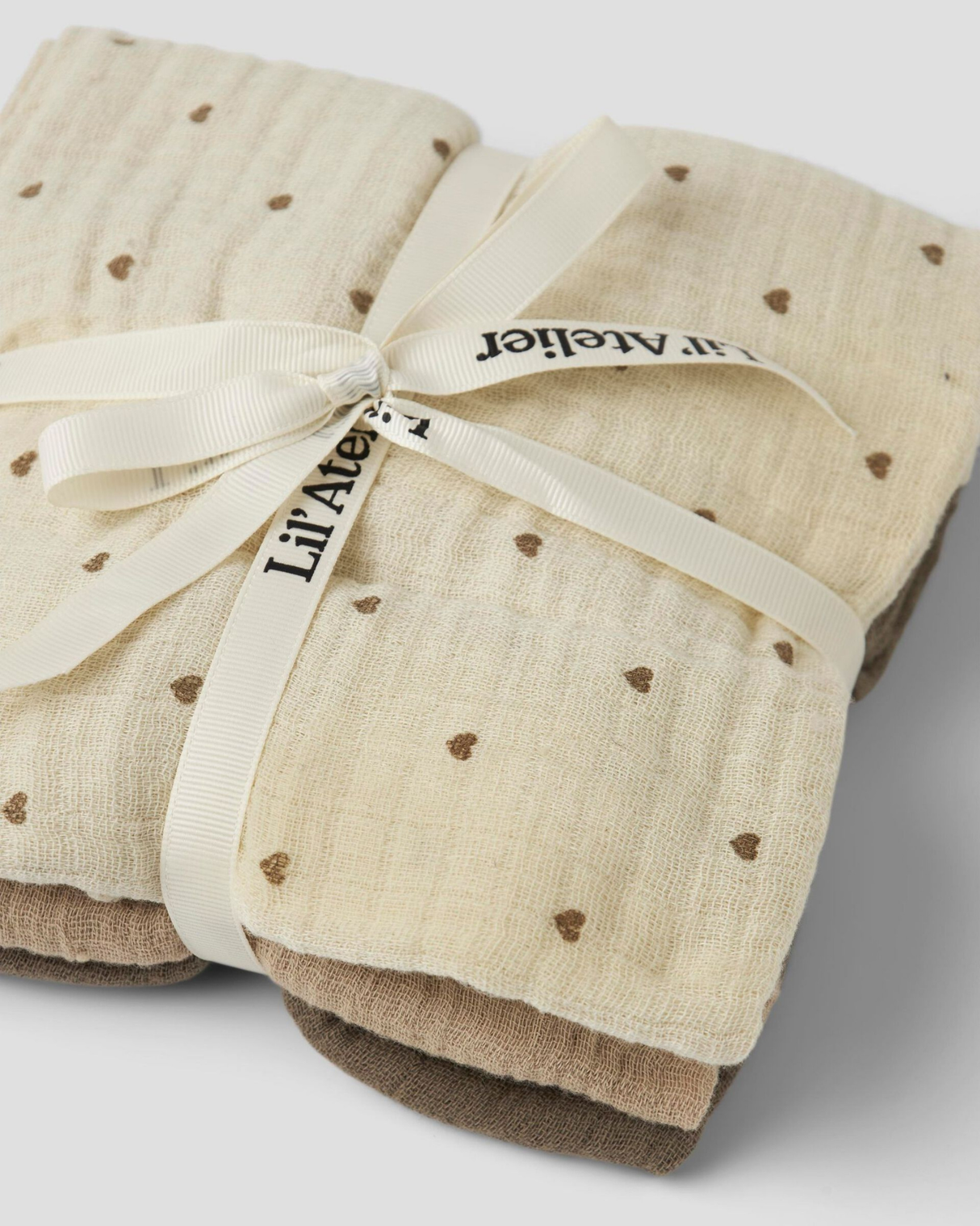 Brun - Turtledove - Lil'Atelier - Stofbleer - 3-pak - 13249091