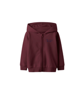 Bordeaux - Burgundy - name it  - zip-up hættetrøje - 13249127