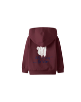 Bordeaux - Burgundy - name it  - zip-up hættetrøje - 13249127