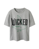 Grå - Grey Melange - Name it - T-shirt - "Wicked" - 13249465