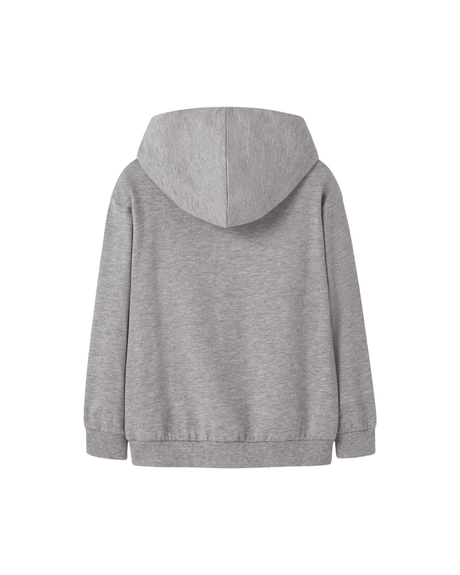 Grå - Grey Melange - Name it - Hoodie - 13249754