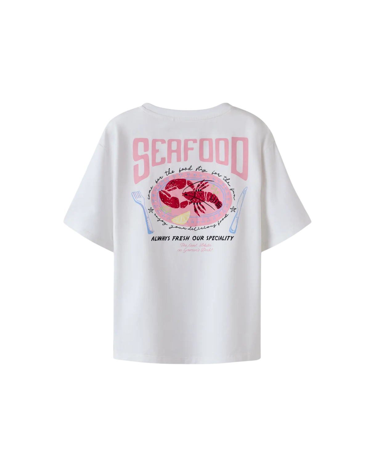 Hvid - Bright White - Name it - Bluse - Seafood - 13249870