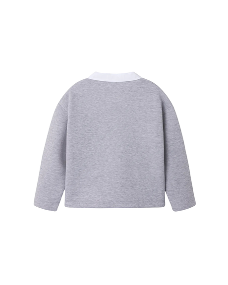 Grå - Grey melange - Name it - Polo - Ensfarvet - 13250388