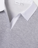 Grå - Grey melange - Name it - Polo - Ensfarvet - 13250388